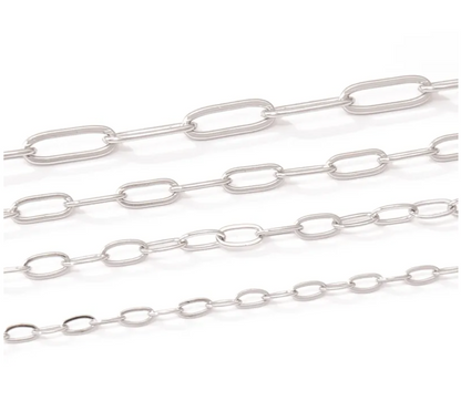 Paperclip chain by the meter